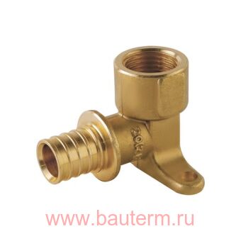 Уголок настенный с креплением 16 x 1/2"Внутр аксиальный ProFactor (10/60)
