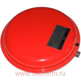 Бак мембранный OЕМ-PRO 8л (плоский,круглый d=416 мм, h=75 мм, 3 Бара, 3/8", -10 +90 С