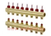 Коллектор FHF 8+8 с ротаметрами, Danfoss