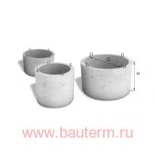 Кольцо колодца Д 1000мм h=0,6м железобетон наружные сети