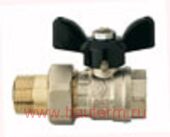 Кран шаровый с американкой 1 1/4", вн.-нар, флажковая ручка, BONOMI