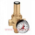 Редуктор давления с манометром 25 бар латунь 0,5 - 6 бар 3/4" Caleffi