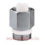 Автоматический кран-отсекатель хром для автовоздушников серии 5020 и 5022 CALEFFI