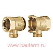 Два крайних элемента модульного коллектора с отводом 1 1/4" x 18 x DN32 GIACOMINI