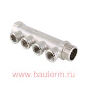 Коллектор внутренняя резьба 2 выхода 1"х1/2" VALTEC