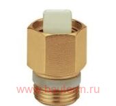 Кран отсекатель для автоматических воздухоотводчиков 1/2", CALEFFI