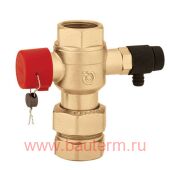 Кран отсекатель со сливом для эксп-тов 1" (расширительных баков) CALEFFI