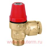 Предохранительный клапан 1/2" нар. 6 Бар, CALEFFI